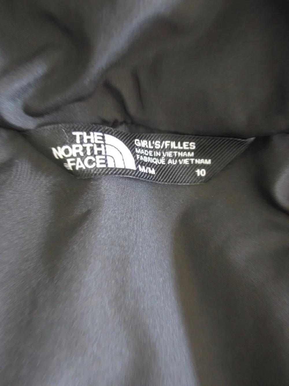 NORTH FACE North Down Hooded Jacket 600 Fill Girls M 10